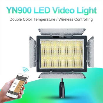 YONGNUO YN900 Augstajam CRI 95+ Bezvadu 3200K-5500K LED Video Gaisma Panelis,YN-900 900 Lampas Pupiņas 7200LM 54W Led Apgaismojums