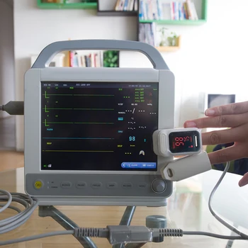 Yonker Medicīnas portatīvais digitālais LED Pirkstu Pulsa oksimetru Asins Skābekļa Piesātinājumu Uzraudzīt Veselības Aprūpes pasākumu Oximetro