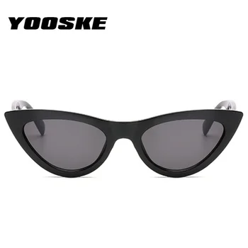 YOOSKE Gudrs, Seksīgs Retro Cat Eye Sieviešu Saulesbrilles Trīsstūris Vintage Saules Brilles Sievietēm Brilles UV400