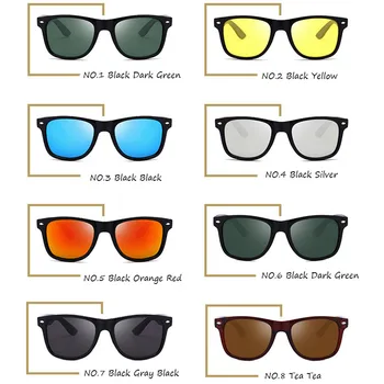 Yoovos Ir 2021. Polarizētās Vintage Laukumā Saulesbrilles Vīriešiem Marku Retro Dizaina Brilles Rīsu Nagu Brilles Lunette De Soleil Femme