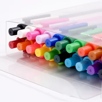 Youpin 20pcs/set KACOGREEN Krāsains Gēla Pildspalva, Plastmasas Rakstīt Garums 400m 0.5 MM Krāsu Tintes Parakstīšanas Pen/10pcs 0.5 MM KACO Uzpilde