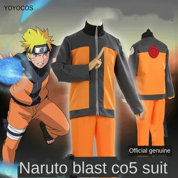 YOYOCOS Anime Naruto Uzumaki Naruto Shippuden Cosplay Ninja Vienotu Apelsīnu Ikdienas Jaka Sporta Halloween Darbības Valkā