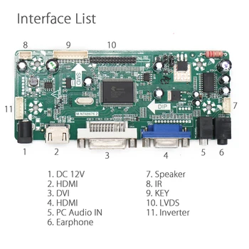 Yqwsyxl Kontroles padomes Monitoru Komplekts LM215WF1-TLC1 LM215WF1 TLC1 HDMI + DVI + VGA LCD LED ekrānu Kontrolieris Valdes Vadītāja