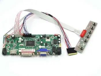 Yqwsyxl Kontroles padomes Monitoru Komplekts LP156WH4(TL)(Q2) LP156WH4-TLQ2 HDMI+DVI+VGA LCD LED ekrānu Kontrolieris Valdes Vadītāja