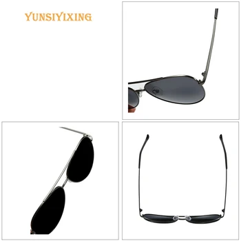 YSYX Vīriešu Vintage Polarizētās Saulesbrilles, Vadītāja Zīmola Anti Blue ray Saules Brilles Augstas Kvalitātes Brilles UV400 Vīrieši/Sievietes 2020. Gadam New6049