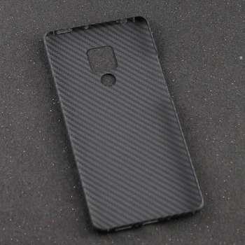 YTF-Oglekļa Nekustamā oglekļa gadījumos Huawei Mate 20 X gadījumā Aramīda šķiedras ultra-plānas matēts biznesa apvalka Mate 20 X tālruņa vāciņu