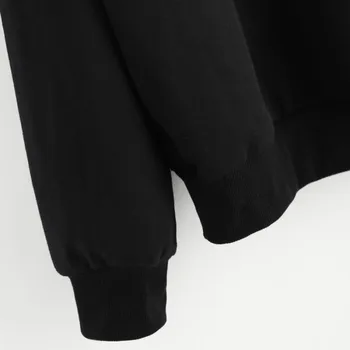 YUANYUANJYCO rudens gudrs crewneck sporta krekls sieviešu modes kaķis drukāt lielgabarīta black pastelis drēbes kawaii apģērbu rudenī 2020