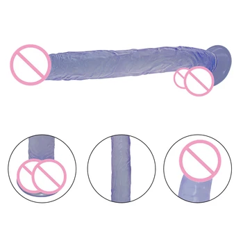 YUELV 40x4CM Super Ilgi Milzīgs Reālistisks Dildo Elastīgu Liels Mākslīgais Penis, Penis Sieviešu Masturbācija Erotiskās Rotaļlietas, Seksa Produkti
