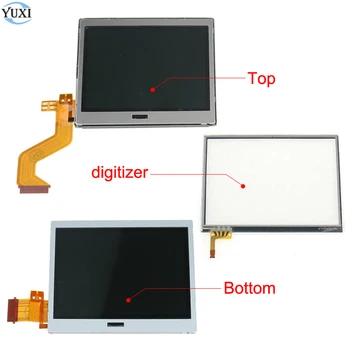 YuXi Top Apakšējās / Augšējās Apakšējās LCD Ekrānu & Touch Screen Digitizer Paneļa Nomaiņa Nintend DS Lite NDSL Konsoles