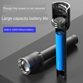 Z20 Super Jaudīgu USB Uzlāde 5 Režīmi Mini Lukturītis Super Liela Mēroga Gaismas Zoomable EDC Lukturīti, ar Strobe SOS Funkcija