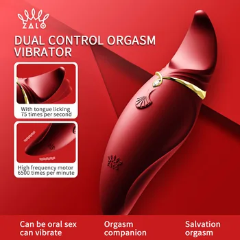 ZALO G-spot vibrators mēles laiza klitoru orgasma masturbator masāža stick pieaugušo rotaļlietu sieviete masturbator maksts rotaļlietas Klitoru