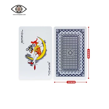 Zelta Kingdum Atzīmēti Spēļu Kārtis korejas Tilta Lielums Pokera Kārtis Burvju Plastmasas Anti Cheat Pokera Klāja, lai Infrasarkano kontaktlēcas