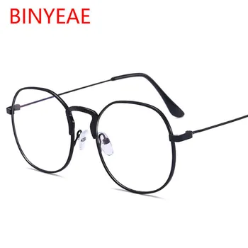 Zelta kārtu, skaidrs, brilles, acu brilles rāmis sievietēm, vīriešiem brilles caurspīdīgu kārtu modes nerd tuvredzība optisko korejas brilles oculos