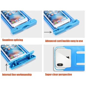 Zemūdens kameras tālrunis waterproof case for iPhone 8 X XS XR 6S 6/7/8 plus vāks ūdens izturīgs capinha para celular prova da agua