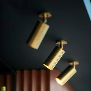 Zerouno alumīnija led lampas, melns/zelta iekštelpu virsmas montēta led gaismas spuldze dzīvojamā istaba dīvāns guļamistabā griestu apgaismojums