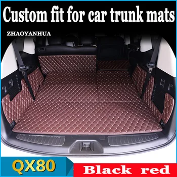 ZHAOYANHUA Custom fit auto Bagāžnieka paklāji Infiniti QX56 QX80 kāju gadījumā jebkuros laika auto stils paklāji pasūtījuma ideāls paklāju starplikām