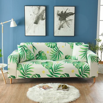 Ziedu Drukas Elastīga, dīvāns, uz viesistabas dīvāna, dvieļu neslīdīgu sofa cover strech dīvāns Slipcover