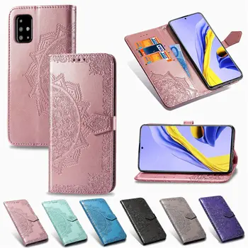 Ziedu Seifs Āda Flip Case For Samsung Galaxy S20 Plus Ultra S10E Lite A51 A71 M31 M30S M21 A21S 5G Note10 A50S A30S A01A70