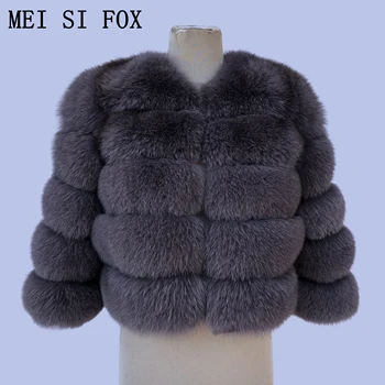 Ziemas 2020 modes dāmas maza daļa dabīgās kažokādas kažoku, lapsa kažoku veste fox kažokādas mētelis dabīgās kažokādas augstas kvalitātes fox kažokādas