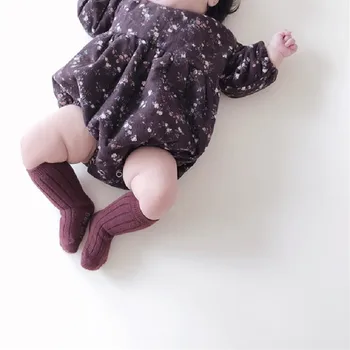 Ziemas Baby Romper Ziedu Jaundzimušo Bērnu Jumpsuit Princese Rudens Zīdaiņu Meitenēm Romper Kokvilnas Toddler Meiteņu Drēbes Playsuit Apģērbs