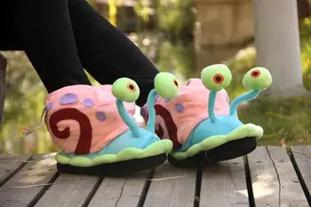 Ziemas multiplikācijas filmu sēriju, 2019. gada gliemeža, ietin kokvilnas kurpes mājas bērnu čības nelielu gliemeža kokvilnas apavi