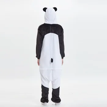 Ziemas Pidžamu Dzīvnieku Sleepwear Panda Onesies Sievietēm Pieaugušo Flaneļa Nightie Mājas Apģērbu Komplekti pijama mujer invierno пижама