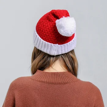 Ziemassvētku Beanie Ziemas Cepures Sievietēm, Vīriešiem Adīt Tamborēt Skullies Beanies Silts Rudens Cepures Trikotāžas Cepure Santa Claus Dāmas Klp Jaunas