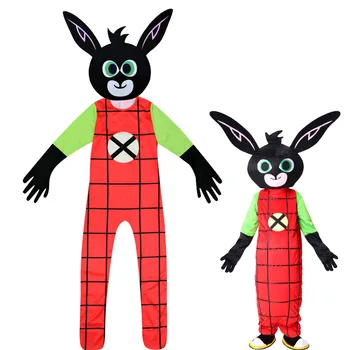 Ziemassvētku Bērns Bing Truša Kostīms Talismans cosplay kostīmu Trušu komplekts bērniem, Gudrs, funny jautri kostīms
