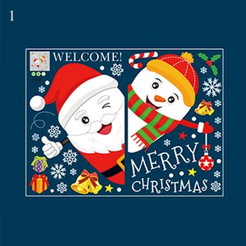 Ziemassvētku Durvju Un Logu Apdare, Uzlīmes, Skatlogu Stikls, Skatuves Izkārtojums Sniegpārslas Sienas Uzlīmes Uzlīmes