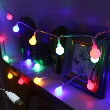 Ziemassvētku Gaismas 2m 3m 5m 10 M LED String Light USB Ūdensizturīgs Pasaku Gaismas Partijas Kāzu Brīvdienu LED Gaismas Ziemassvētki Bumbu 5V