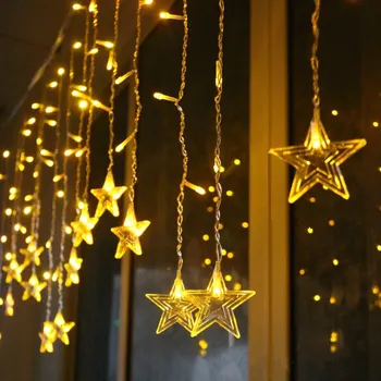 Ziemassvētku Rotājumi Mājas LED Aizkaru String Gaismas, Jaunais Gads Apdare Vainags Arbol De Navidad 
