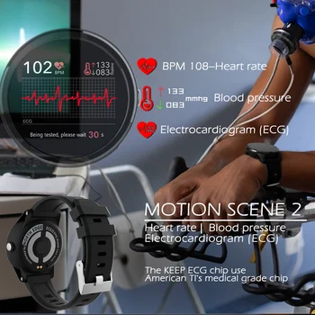 Ziemeļu Malu Smart Skatīties Vīrieši 2020. Gadam Sirds ritma Monitors Ūdensizturīgs IP67 Smartwatch Fitnesa Tracker asinsspiediens Aproce EKG PPG