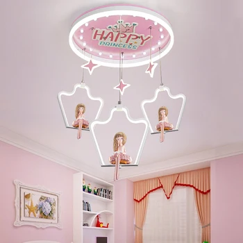 Ziemeļvalstu kids guļamistaba dekors led gaismas istabu iekštelpu lustras apgaismojums lustras griestu lampas dzīves telpu dekorēšana