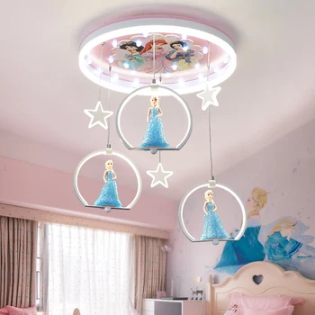Ziemeļvalstu kids guļamistaba dekors led gaismas istabu iekštelpu lustras apgaismojums lustras griestu lampas dzīves telpu dekorēšana