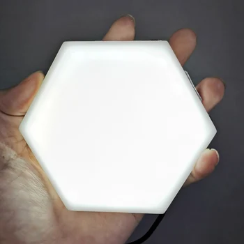 Ziemeļvalstu LED Nakts Apgaismojums, Guļamistaba Dekorēšana Quantum Lampu Moduļu Touch Gaismas Jutīga Pieskārienu Apgaismojums Nakts Lampas Magnētisko DIY