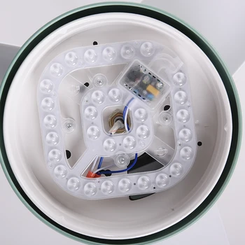 Ziemeļvalstu Macaron Mini Griestu Ventilators, Lampas Ģimenes Rotā Dzīvojamā Ēdamistaba Bērnu Istabas Gudrs LED Maza Lampa ar Tālvadības pulti