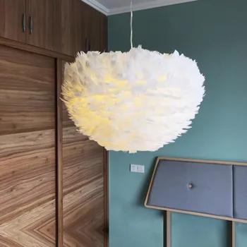 Ziemeļvalstu Mūsdienu Dizaineru LED Pendant Griestiem Karājas Spalvu Gaismas Lampas Bēniņi Virtuves Bēniņi Ēdamistaba Dzīvojamā istaba Bārs