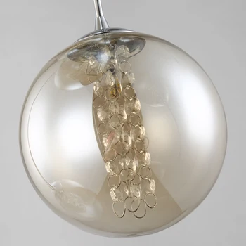 Ziemeļvalstu stikla bumbu Kulons gaismas Kāpnes melnā bumba, lampa spirāli kulons spuldzes G4 kāpņu led spīdumu viesnīcas kāpņu telpā lamparas