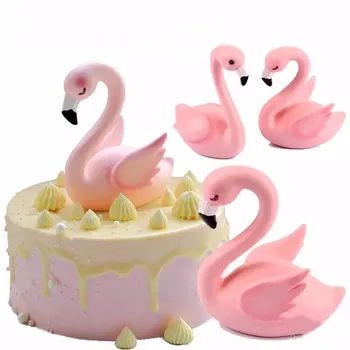 Ziemeļvalstu Stilu, Ornamentu, Dāvanu Rozā Flamingo Dekoru Kāzu Piegādēm, Mājas Dekoru DIY Amatniecības Valentīna Dzimšanas dienas svinības Dāvanu