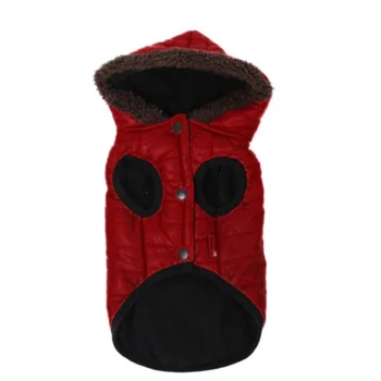 Ziemā silts, mājdzīvnieku kažoku, apģērbu Mīkstu Kokvilnas Suņu apģērbu maziem suņiem Ziemassvētku suns mētelis, Ziemas drēbes chihuahua