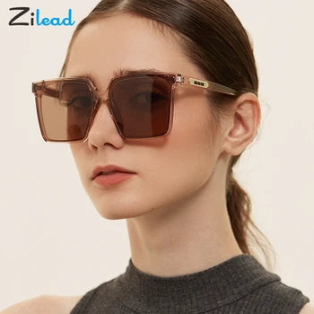 Zilead Vintage Lielgabarīta Saulesbrilles Universāls Ielā Snap Personalizētu Sungshades Modes Kvadrātveida Saules Brilles Par Vīriešiem Un Sievietēm