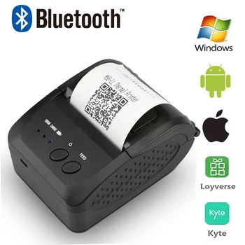 Zjiang Portatīvo POS Mini 58mm Bezvadu Bluetooth Siltuma Rēķinu Saņemšanas Biļešu Printera USB Ports Android, iOS, Windows ES MUMS Plug