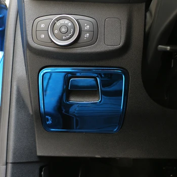 Zlord Auto Cimdiem Durvju Roktura Vāciņš Melns, piemērots Ford Focus 2019 Nerūsējošā Tērauda Interjera GloveBox Roktura Vāka Uzlīmes
