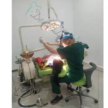 Zobu operācija apgaismojums LED lampas implantu zobārstniecības krēsls, aukstās gaismas shadowless Indukcijas Lampas