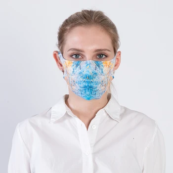 Zohra Sejas Masku Apgleznošana Drukāšanas Mutes Maska Anti Putekļu Masku, Pretvēja Mascarilla Elpojošs Maskas