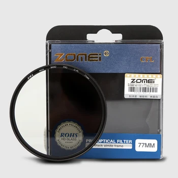 ZOMEI CPL Cirkulāro Polarizatoru Kameras filtru Canon Nikon DSLR Kameras objektīvs 52mm/55/58/62/67/72/77/82mm