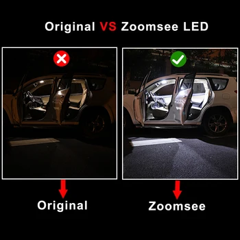 Zoomsee 12Pcs Interjera LED Hyundai i30 Kupeja 2013. Līdz 2020. gadam Canbus Transportlīdzekļa Spuldzes Iekštelpu Dome Karšu Lasīšanas Gaismas Auto Lampu Komplekts