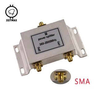ZQTMAX 2 Veidu SMA Jaudas Sadalītājs 380mhz~2500MHz GSM UMTS WCDMA CDMA 2G 3G 4G lte Signāla Pastiprinātājs Repeater