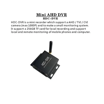 ZSCAM Mini AHD/TVI/CVI HDC DVR Wifi Tīkla Kameras H. 265 Diktofons Atbalsta 720P/1080P Cam Max Atbalsta TF Karti