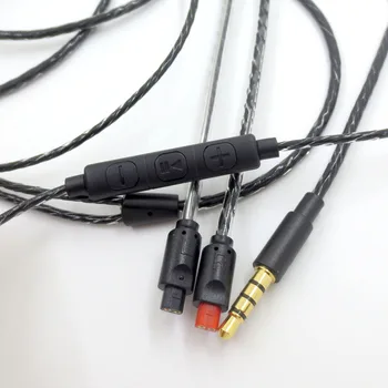 ZSFS Austiņu Vadu Mic Kontrolieris Nomaiņa Kabeli Audio, Technica ATH-IM50 im70 im01 im02 im03 im04 Austiņu kabeli
